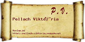 Pellach Viktória névjegykártya